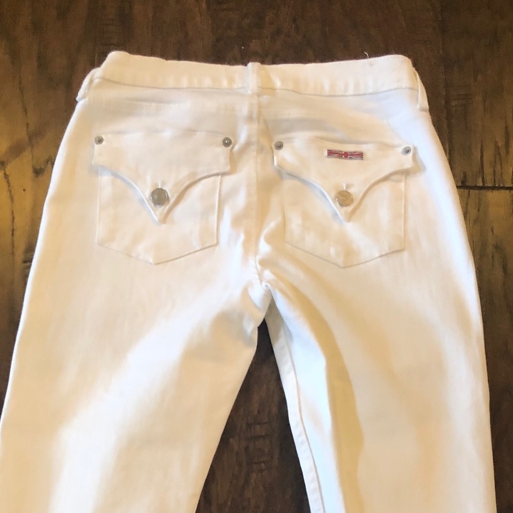 Cute white Hudson crop jeans 28